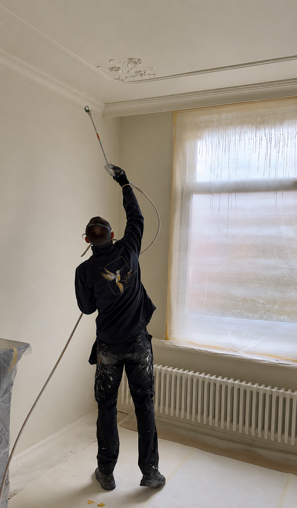 Ruimte na complete wanduitvoering